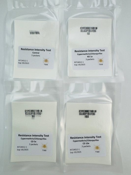 Resistance Intensity Test (RIT) for fluralaner | 10-Test Batch