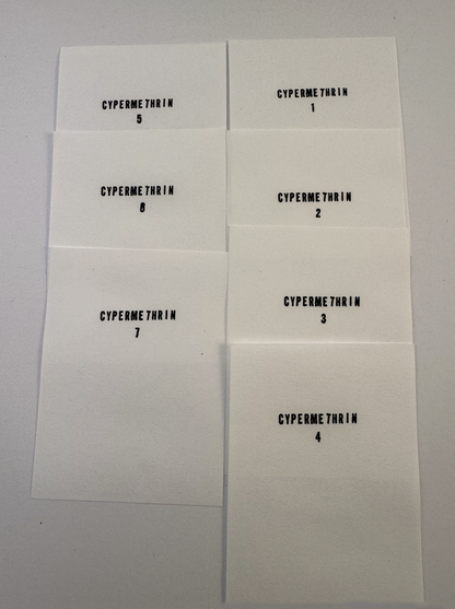 Larval Packet Test (LPT) for cypermethrin | 10-Test Batch
