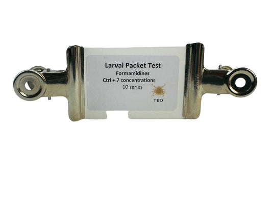 Larval Packet Test (LPT) for cypermethrin and amitraz | 10-Test Batch