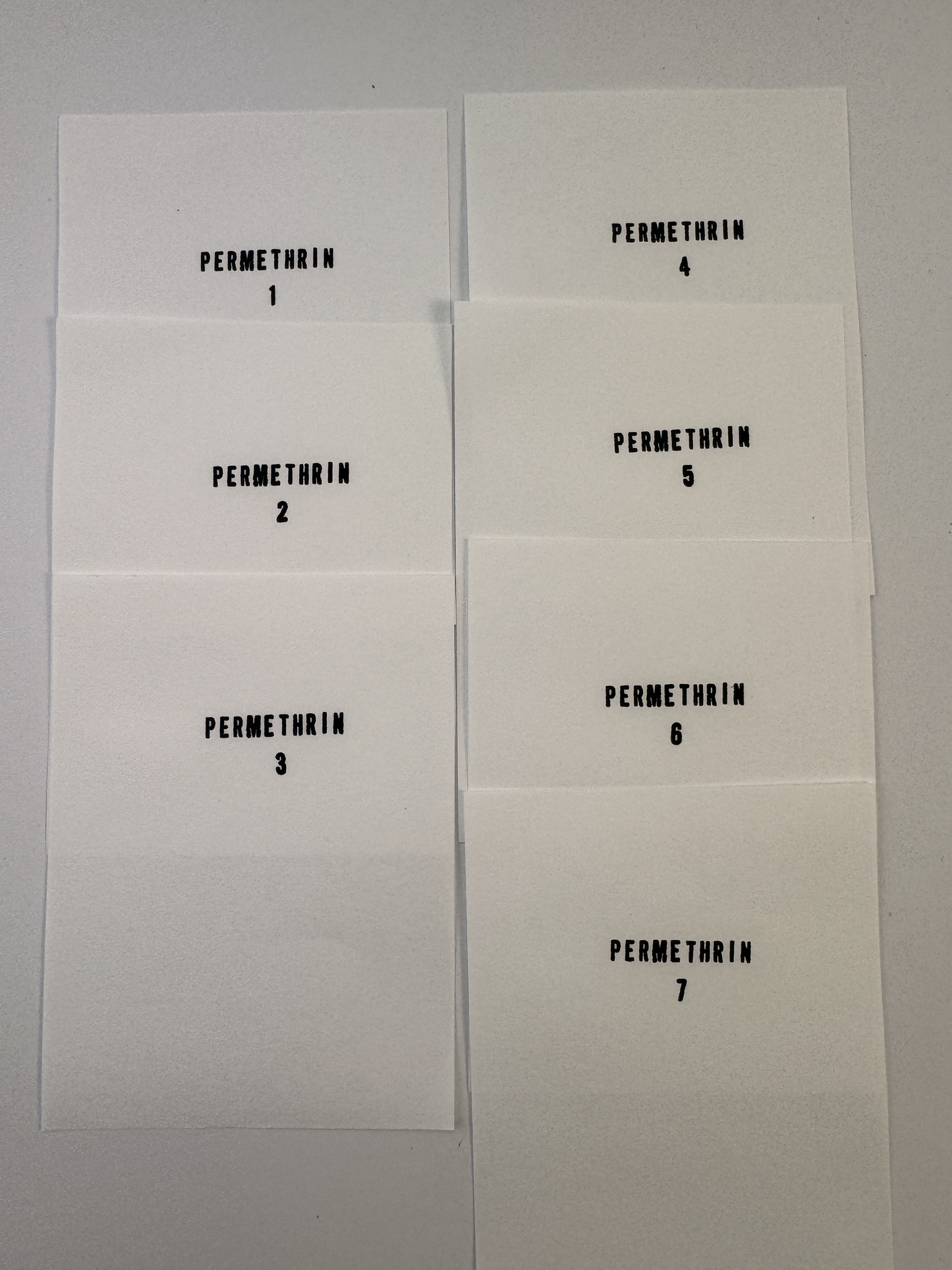 Larval Packet Test (LPT) for cypermethrin | 10-Test Batch
