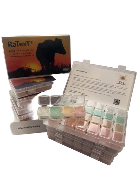 RaTexT® : Chlorfenvinphos Resistance Bioassay for Cattle Ticks | 10-Box Batch